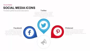 Social Media Icons Powerpoint and Keynote template