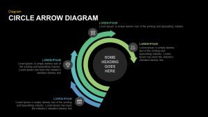 Circle Arrow Diagram PowerPoint Template and Keynote Slide