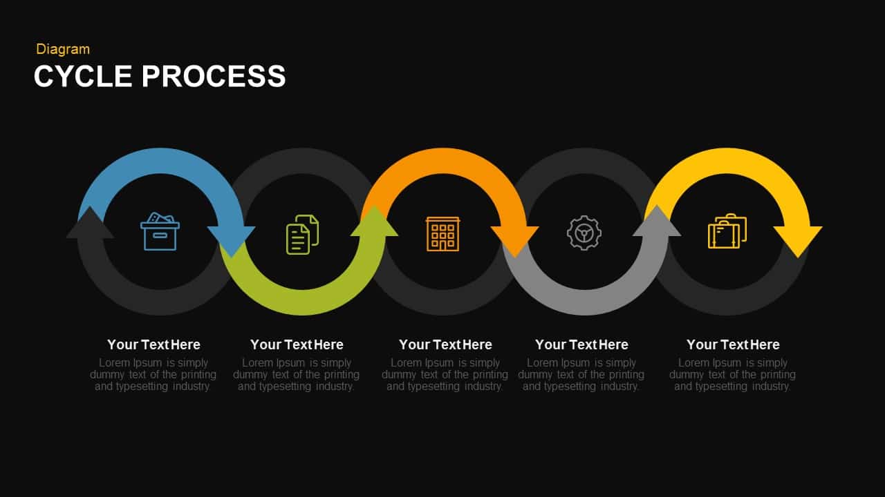 Cycle Process Powerpoint Template And Keynote Diagram 0693