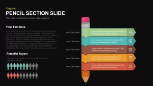 Pencil Section Powerpoint and Keynote Slide