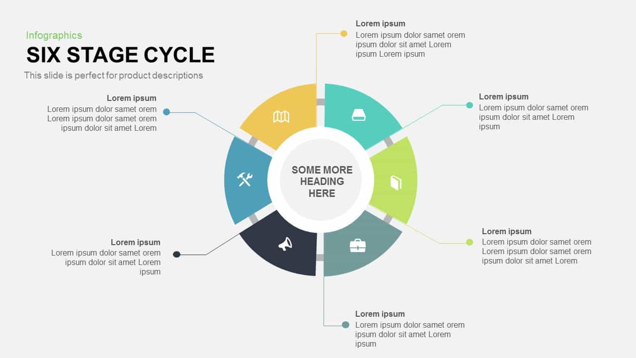 6 Stage Cycle Template For Powerpoint And Keynote Slidebazaar Com