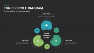 Three Circle Diagram PowerPoint Template and Keynote