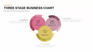 3 Stage Business Chart PowerPoint Template and Keynote Slide