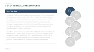 7 Step Vertical Sales Process Powerpoint and Keynote template