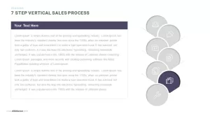 7 Step Vertical Sales Process Powerpoint and Keynote template