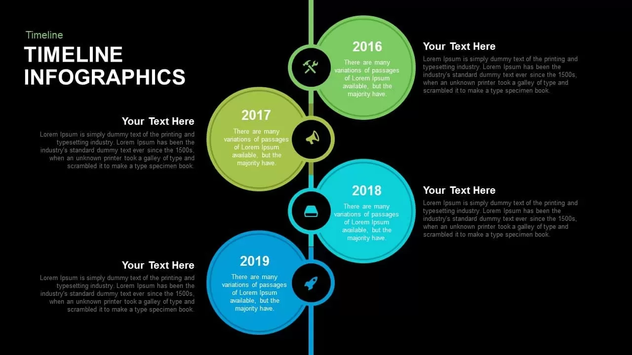 Timeline Infographics Powerpoint and Keynote template