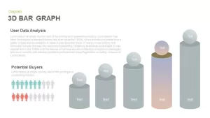 3d Bar Graph PowerPoint Template and Keynote Slide