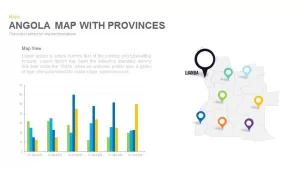 Angola Map With provinces Powerpoint and Keynote template