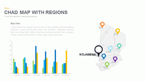 Chad Map With regions PowerPoint and Keynote template