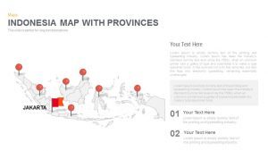 Indonesia Map With Provinces Powerpoint and Keynote template