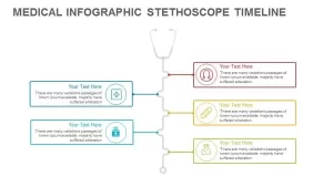 Medical Stethoscope PowerPoint Timeline Template and Keynote
