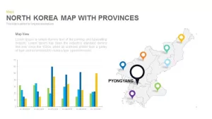 North Korea Map Powerpoint and Keynote template