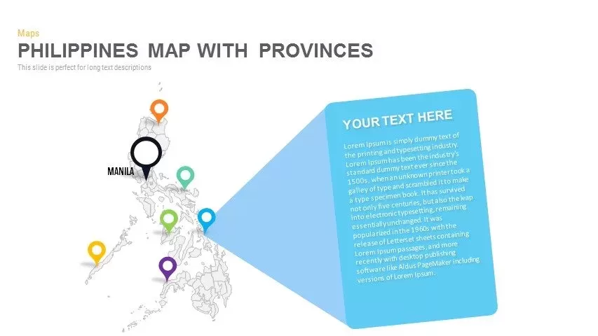 Philippines Map Powerpoint and Keynote template
