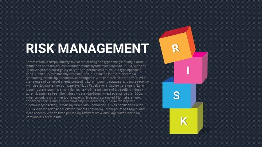 Risk management PowerPoint template and keynote slide