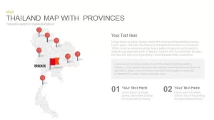 Thailand Map Powerpoint and Keynote template