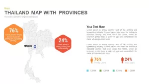 Thailand Map Powerpoint and Keynote template