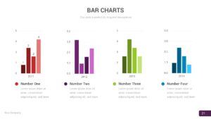 risk management bar chart powerpoint template2