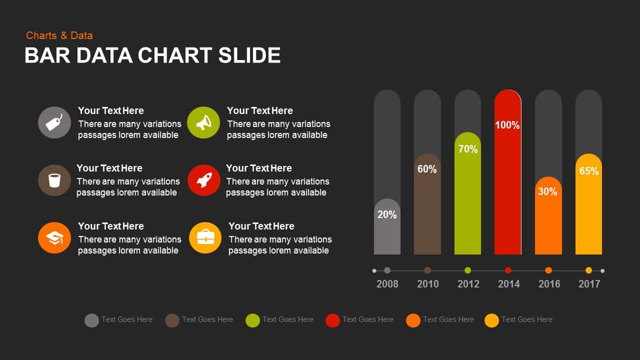 Data Bar Chart PowerPoint Template and Keynote Slidebazaar