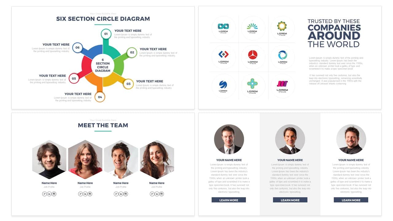 Simple Free Multipurpose Powerpoint And Keynote Template Slidebazaar Multipurpose Powerpoint Template Free
