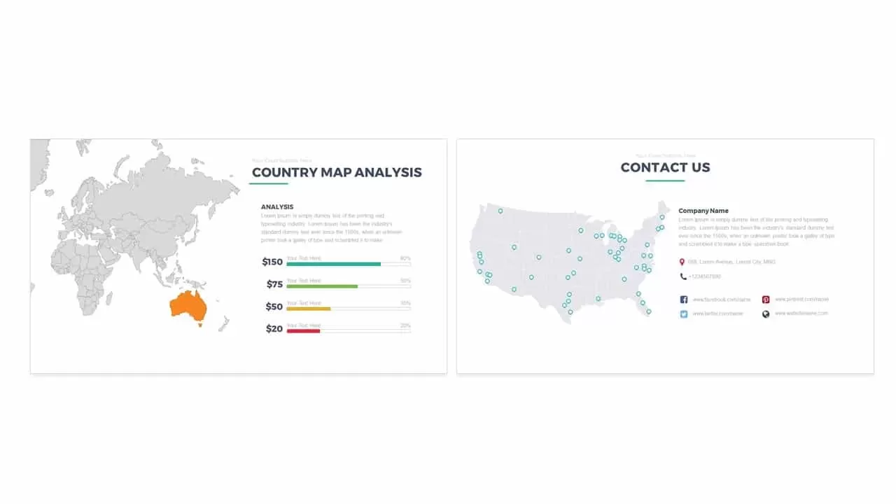 Simple Free multipurpose PowerPoint and Keynote template