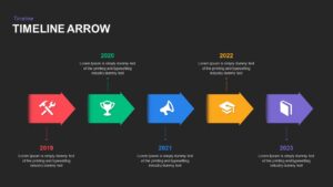 Timeline Arrow PPT Template