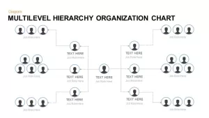 Multilevel Hierarchy Organization Chart Template for PowerPoint and Keynote