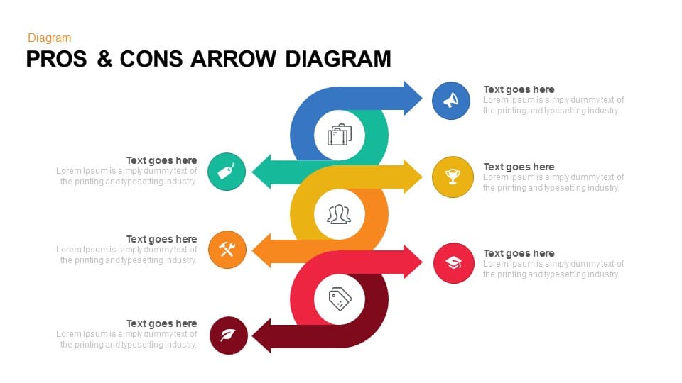 pros-and-cons-powerpoint-template-diagram-with-arrow-slidebazaar