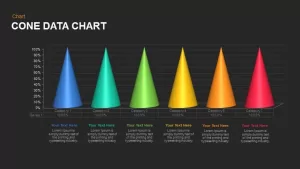 Cone Chart Data PowerPoint Template