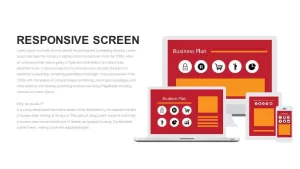 Responsive Screen Metaphor PowerPoint Template &#038; Keynote