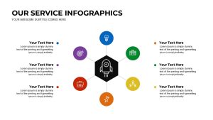 Free Simple Presentation Templates service infographics slide