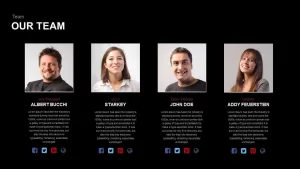 Our Team Powerpoint And Keynote Template