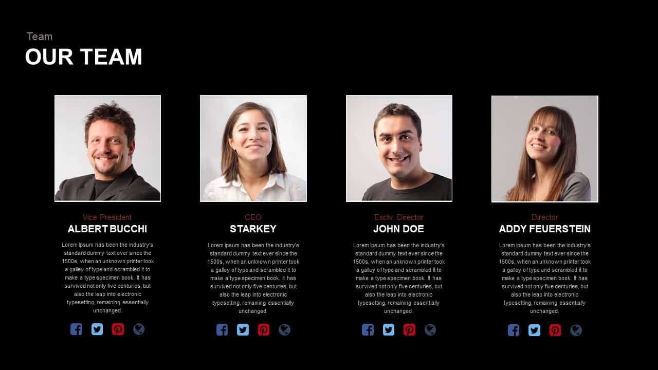 Our Team Template for PowerPoint & Keynote - Slidebazaar.com
