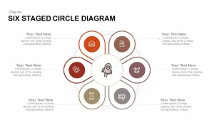 6 Stage Circle Diagram PowerPoint Template and Keynote