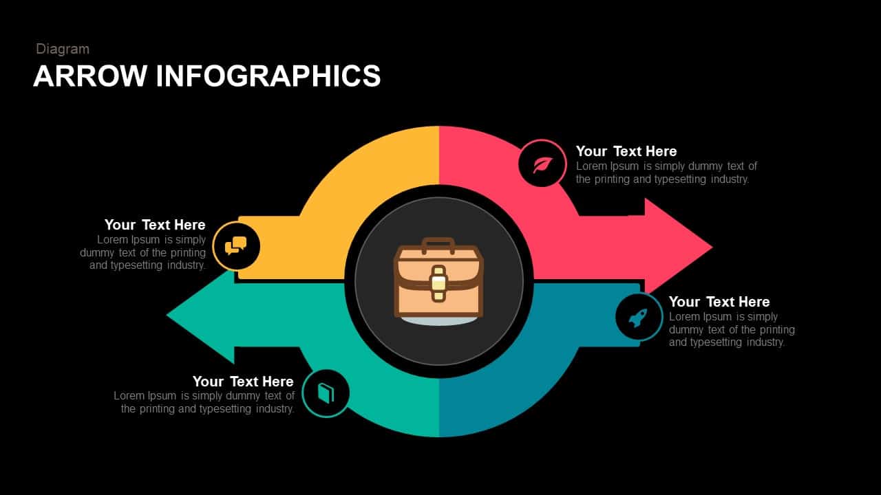 Infographics Arrow Powerpoint Template And Keynote 3378