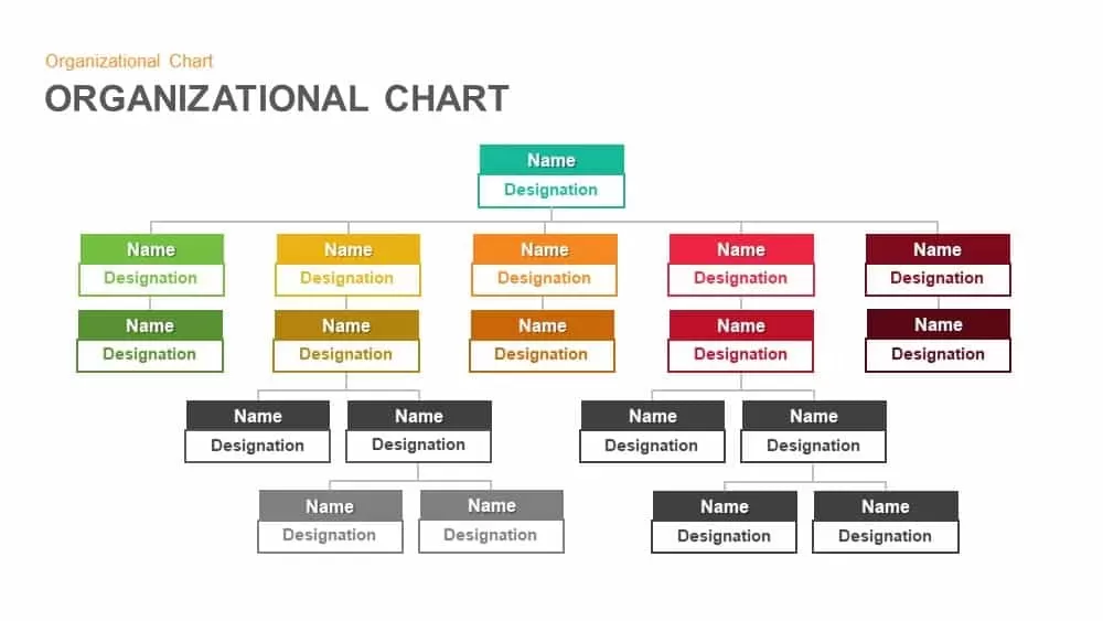 Organizational Chart Hierarchy Templates For Powerpoint And Keynote 5158