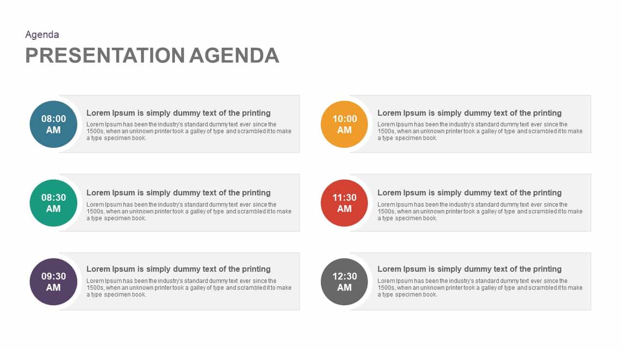 powerpoint presentation agenda sample