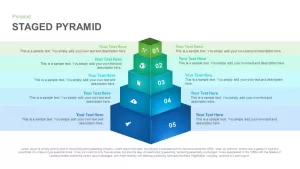 Staged Pyramid PowerPoint Template and Keynote Slide