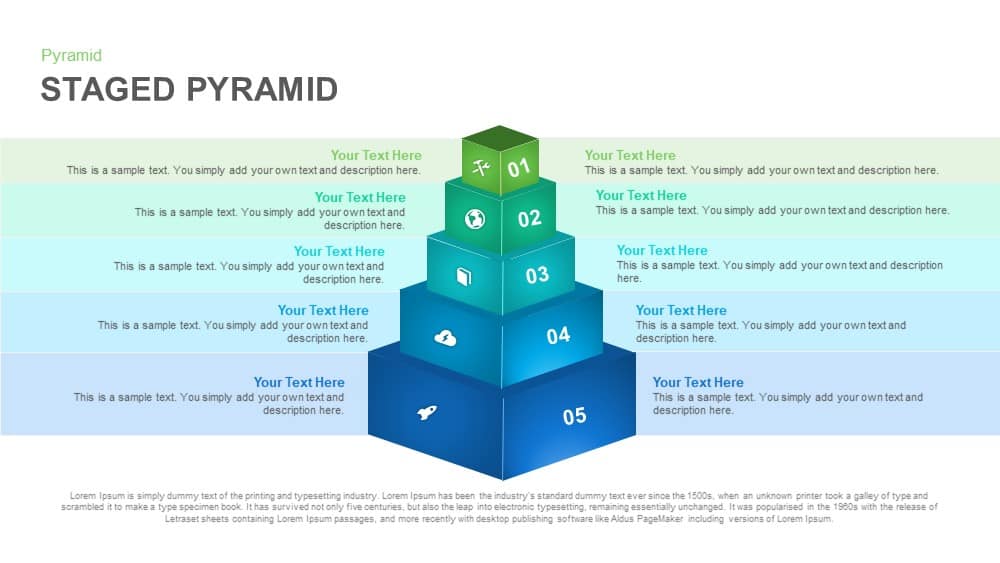 Staged Pyramid Powerpoint Template And Keynote Slidebazaar 9007