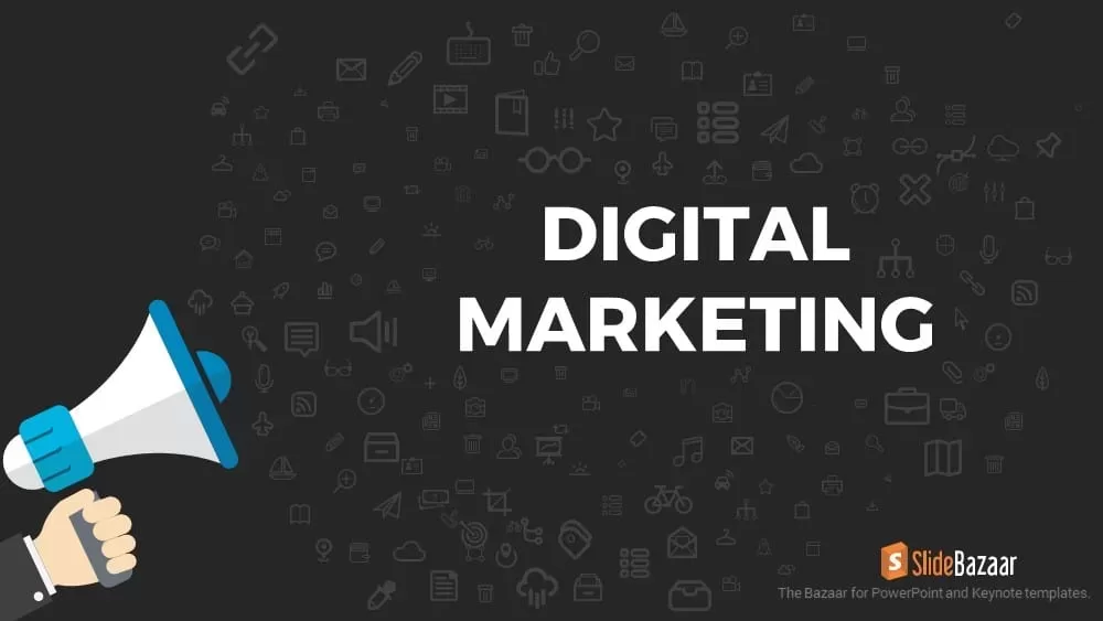 digital marketing PowerPoint template