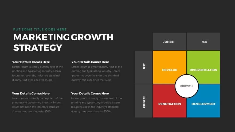 marketing growth strategy powerpoint and keynote template