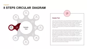 8 Steps Circular Diagram PowerPoint template