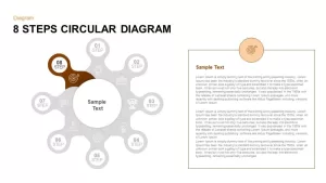 8 Steps Circular Diagram PowerPoint template