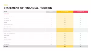 statement of financial position powerpoint and keynote template