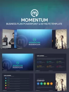 Momentum Business Plan PowerPoint and Keynote Template