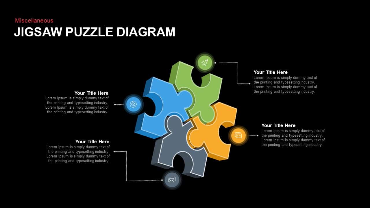 Jigsaw Ppt Powerpoint Templates Circular Puzzle Teamwork Diagram ...