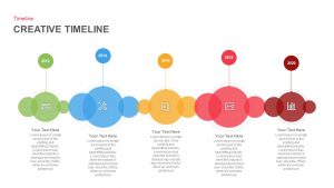 Creative Timeline PowerPoint Template and Keynote Slide