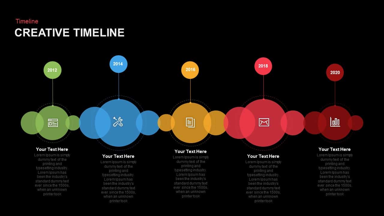 How To Make A Creative Timeline On Powerpoint Slide D 4888