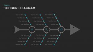 Fishbone Diagram Template for PowerPoint and Keynote Slide