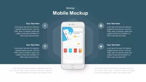 Mobile mockup PowerPoint template and keynote 