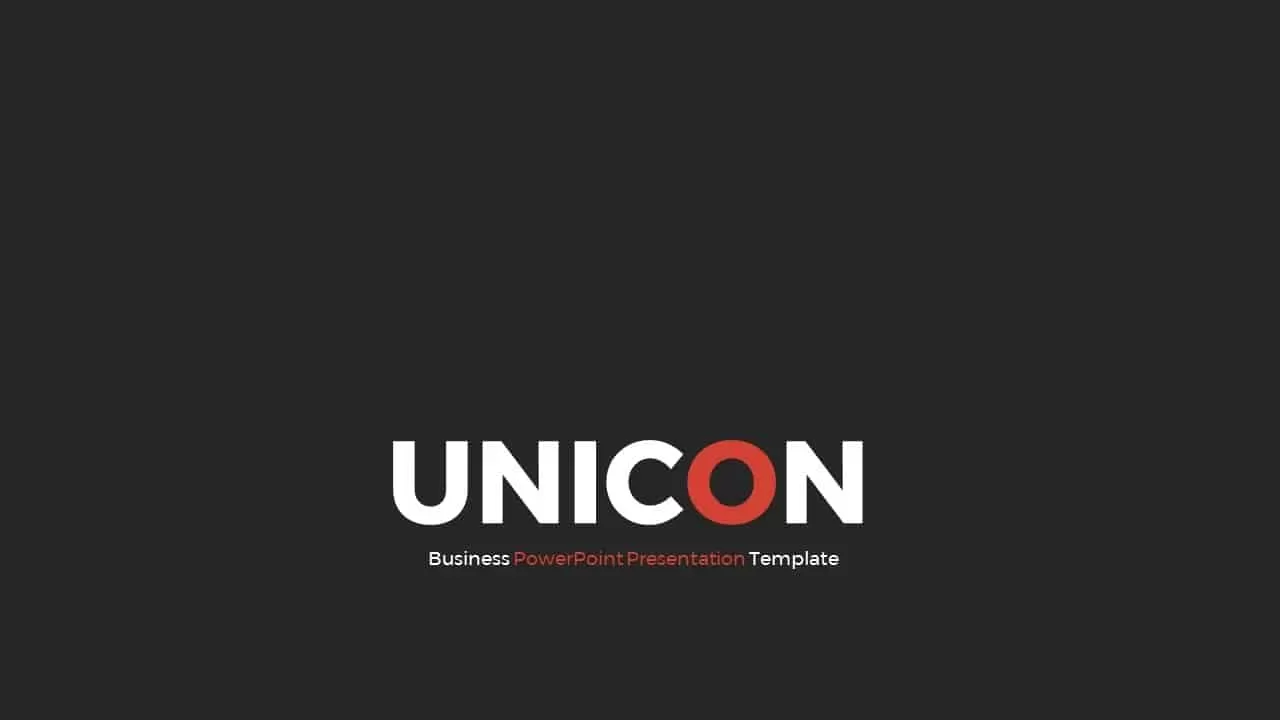 Unicon Business PowerPoint Presentation Template